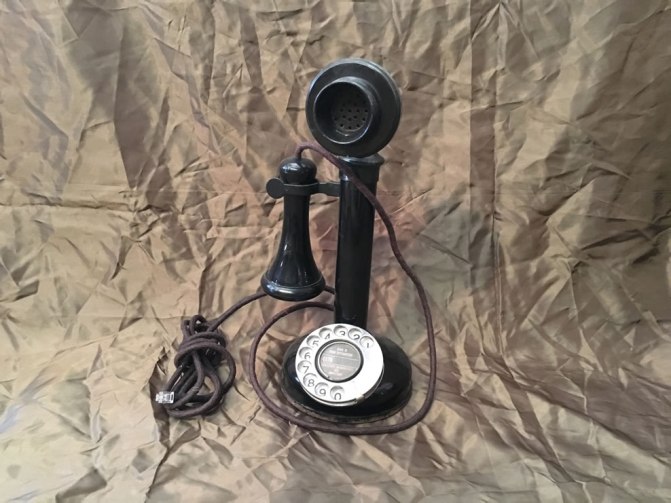 Oude telefoon bakeliet