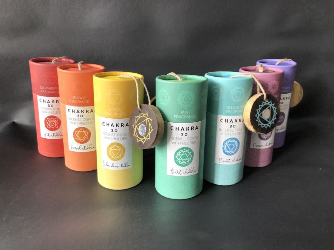 Chakra cones incense
